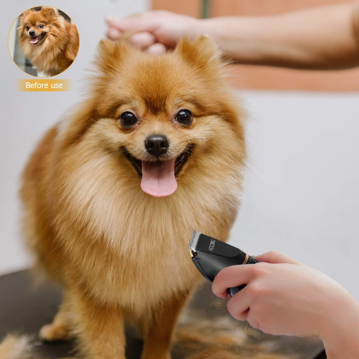 Dog Clippers 3Speed Low Noise High Power Rechargeable Cordless Pet